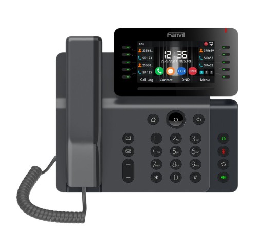 Телефон IP Fanvil V65 черный Телефон IP Fanvil V65 черный