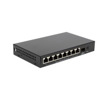 OS1209P/A1A Неуправляемый PoE-коммутатор, 8x100Base-TX, 1x1000Base-X SFP