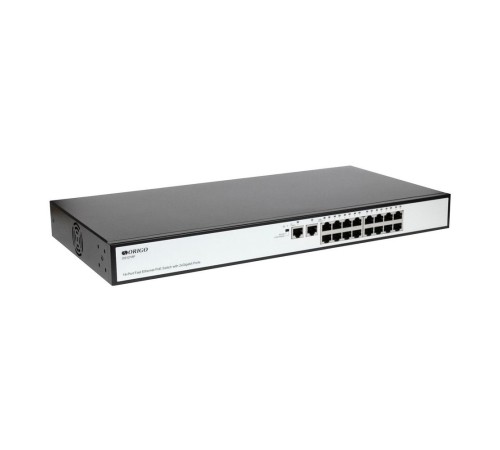 OS1218P/190W/A1A Неуправляемый PoE-коммутатор, 16x100Base-TX, 2x1000Base-T, PoE до 250м OS1218P/190W/A1A Неуправляемый PoE-коммутатор, 16x100Base-TX, 2x1000Base-T, PoE до 250м