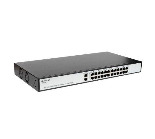 OS1226P/285W/A1A Неуправляемый PoE-коммутатор, 24x100Base-TX, 2x1000Base-T, PoE до 250м OS1226P/285W/A1A Неуправляемый PoE-коммутатор, 24x100Base-TX, 2x1000Base-T, PoE до 250м