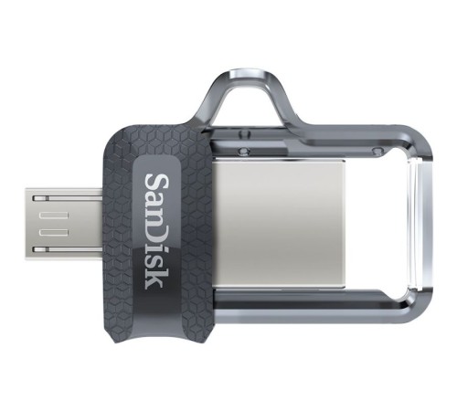 Флеш Диск Sandisk 64Gb Ultra Dual SDDD3-064G-G46 USB3.0 черный