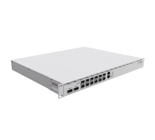 Маршрутизатор MikroTik Cloud Core Router 2216-1G-12XS-2XQ with Amazon Annapurna Labs Alpine v3 AL73400 CPU (16-cores, 2GHz per core) and Marvell Prestera Aldrin2 switch-chip, 16GB RAM, 2x100G QSFP cages, 14x25G SFP (CCR2216-1G-12XS-2XQ)