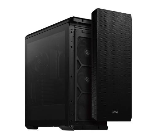 DEFENDER BLACK (DEFENDER-BKCWW) (Midi-Tower, черный, TG, 120mm fan*3)