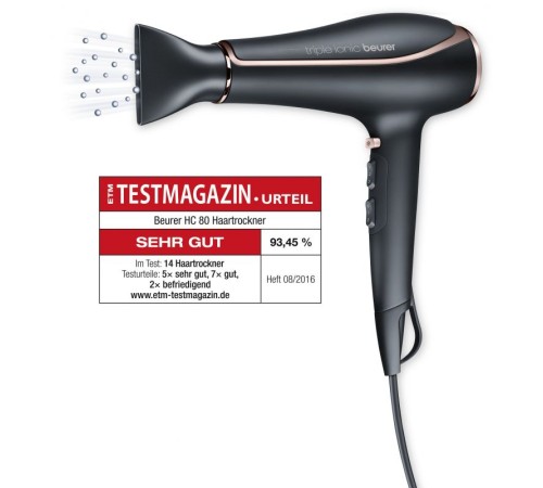 Фен Beurer HC80 2200Вт черный