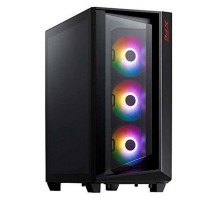 CRUISER BLACK (CRUISERST-BKCWW) (Midi-Tower, черный, TG, 120mm ARGB fan*3)