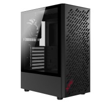 VALOR AIR BLACK (VALORAIRMT-BKCWW) (Midi-Tower, черный, TG, 120mm fan*4)