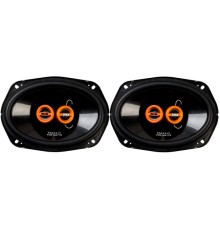 Колонки автомобильные Edge EDST219-E6 100Вт 90дБ 4Ом 16x23см (6x9дюйм) (ком.:2кол.) коаксиальные двухполосные