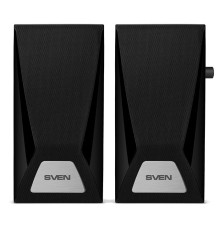 Колонки Sven SPS-555 2.0 черный 6Вт