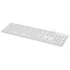 Клавиатура Оклик 500M белый USB slim Multimedia
