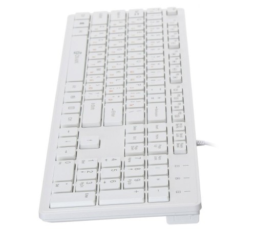 Клавиатура Оклик 500M белый USB slim Multimedia Клавиатура Оклик 500M белый USB slim Multimedia