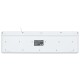 Клавиатура Оклик 500M белый USB slim Multimedia