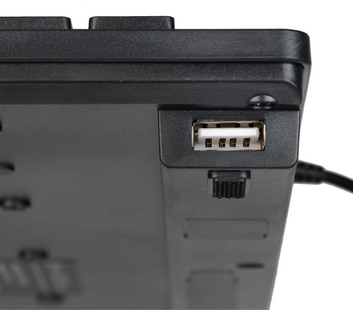 Клавиатура Оклик 520M2U черный/черный USB slim Multimedia Клавиатура Оклик 520M2U черный/черный USB slim Multimedia