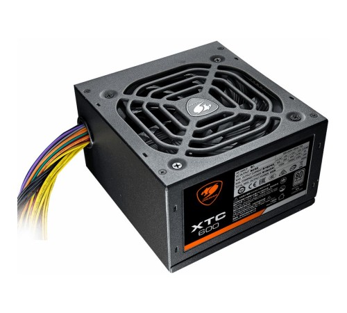 Cougar XTC 600 Блок питания Cougar XTC 600 (Разъем PCIe-2шт,ATX v2.31, 600W, Active PFC, 120mm Fan, Power cord, 80 Plus, Japanese standby capacitors) [XTC600] BULK