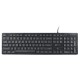 Клавиатура Оклик 550ML черный USB slim Multimedia LED
