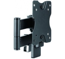 Кронштейн для телевизора Ultramounts UM 861 черный 13"-27" макс.20кг настенный поворотно-выдвижной и наклонный