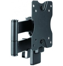 Кронштейн для телевизора Ultramounts UM 861 черный 13"-27" макс.20кг настенный поворотно-выдвижной и наклонный