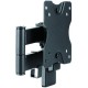 Кронштейн для телевизора Ultramounts UM 861 черный 13"-27" макс.20кг настенный поворотно-выдвижной и наклонный