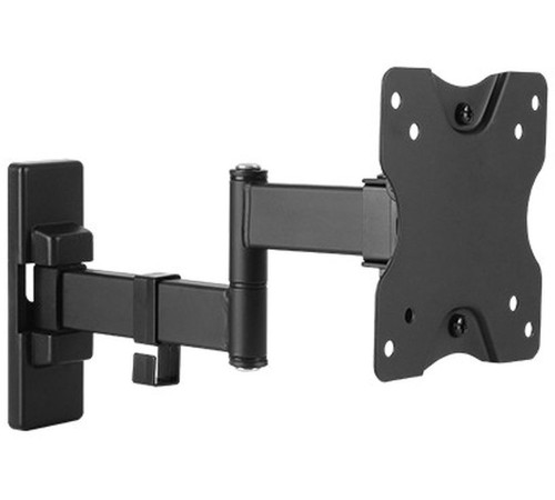 Кронштейн для телевизора Ultramounts UM 861 черный 13"-27" макс.20кг настенный поворотно-выдвижной и наклонный