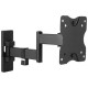 Кронштейн для телевизора Ultramounts UM 861 черный 13"-27" макс.20кг настенный поворотно-выдвижной и наклонный