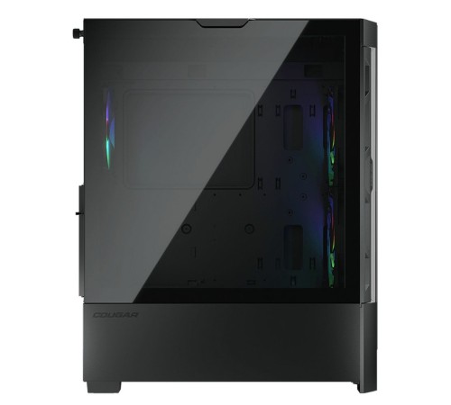 Корпус Cougar Airface RGB Black, 2х140mm + 1x120mm ARGB Fan, ARGB Fan Hub, без БП, черный, ATX