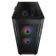 Корпус Cougar Airface RGB Black, 2х140mm + 1x120mm ARGB Fan, ARGB Fan Hub, без БП, черный, ATX