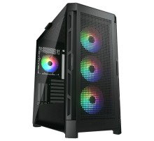 Cougar Airface Pro RGB Black 4x120MM ARGB FAN, ARGB FAN HUB, БЕЗ БП, ЧЕРНЫЙ, E-ATX