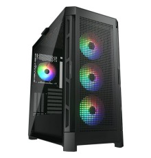 Cougar Airface Pro RGB Black 4x120MM ARGB FAN, ARGB FAN HUB, БЕЗ БП, ЧЕРНЫЙ, E-ATX