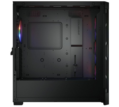 Cougar Airface Pro RGB Black 4x120MM ARGB FAN, ARGB FAN HUB, БЕЗ БП, ЧЕРНЫЙ, E-ATX