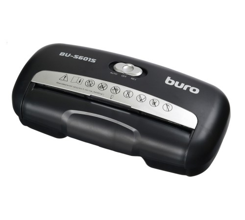Шредер Buro Home BU-S601S (секр.Р-1) ленты 6лист. 10лтр. пл.карты Шредер Buro Home BU-S601S (секр.Р-1) ленты 6лист. 10лтр. пл.карты