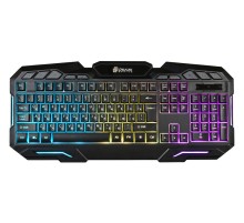 Клавиатура Оклик 700G Dynasty черный USB Multimedia for gamer LED