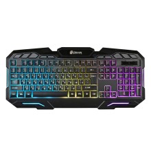 Клавиатура Оклик 700G Dynasty черный USB Multimedia for gamer LED
