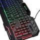 Клавиатура Оклик 700G Dynasty черный USB Multimedia for gamer LED