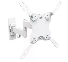 Кронштейн для телевизора Ultramounts UM 864W белый 13"-42" макс.20кг настенный поворотно-выдвижной и наклонный