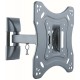 Кронштейн для телевизора Ultramounts UM 865 черный 23"-42" макс.20кг настенный поворотно-выдвижной и наклонный