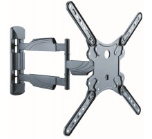 Кронштейн для телевизора Ultramounts UM 871 черный 23"-55" макс.35кг настенный поворотно-выдвижной и наклонный