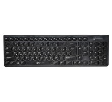 Клавиатура Оклик 880S черный USB беспроводная slim Multimedia