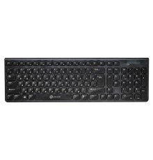 Клавиатура Оклик 880S черный USB беспроводная slim Multimedia