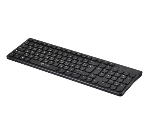 Клавиатура Оклик 880S черный USB беспроводная slim Multimedia