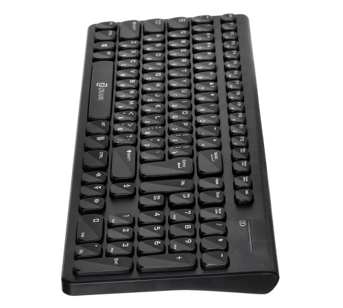 Клавиатура Оклик 880S черный USB беспроводная slim Multimedia