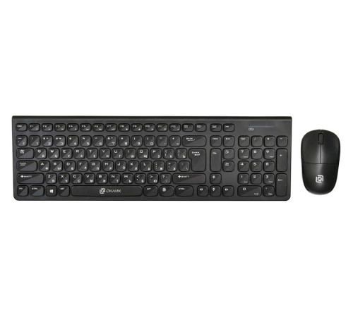 Клавиатура + мышь Оклик 220M клав:черный мышь:черный USB беспроводная slim Multimedia Клавиатура + мышь Оклик 220M клав:черный мышь:черный USB беспроводная slim Multimedia