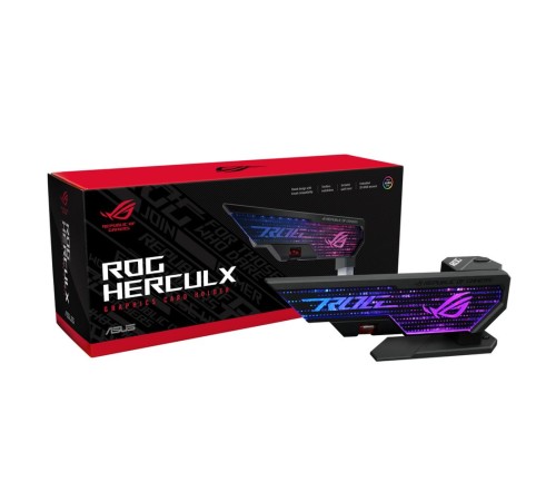 Аксессуары Держатель для видеокарты ASUS XH01/GRY/ARGB/VGA HOLDER  XH01 ROG HERCULX GRAPHICS CARD HOLDER