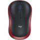 Мышь беспроводная Logitech M185 Red красная, оптическая, 1000dpi, 2.4GHz, USB-ресивер Logitech Unifying®