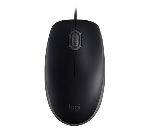 910-005502 Мышь Logitech M110 Silent Black [бесшумная, оптическая, 1000dpi, USB, 1.8м]