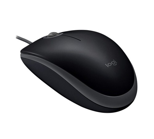 910-005502 Мышь Logitech M110 Silent Black [бесшумная, оптическая, 1000dpi, USB, 1.8м]
