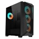 C301 Glass MidTower, ATX, USB-C x1, USB3.0 x2, Audio I/O, GPU:400mm, Black, TG