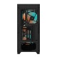 C301 Glass MidTower, ATX, USB-C x1, USB3.0 x2, Audio I/O, GPU:400mm, Black, TG