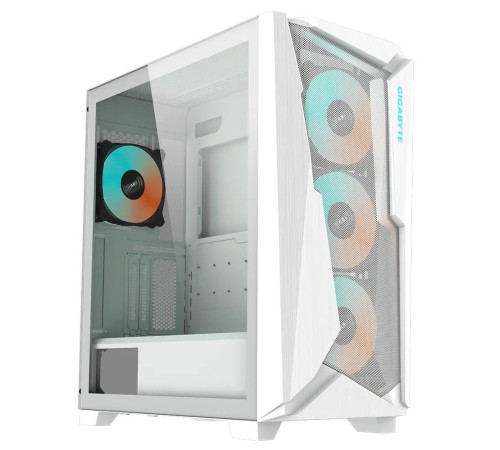 C301 Glass White MidTower, ATX, USB-C x1, USB3.0 x2, Audio I/O, GPU:400mm, Black, TG