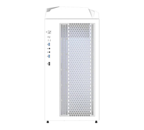 C301 Glass White MidTower, ATX, USB-C x1, USB3.0 x2, Audio I/O, GPU:400mm, Black, TG