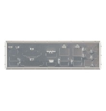 Заглушка корпусная задняя без отверстий MCP-260-00063-1N SUPERMICRO