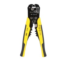 Инструмент обжимной Deli Инструмент многофункциональный для зачистки проводов (стриппер) 3-в-1 Deli DL2018  175мм, диапазон зачистки 0,6-2,6 мм, пружина с автоматическим возвратом